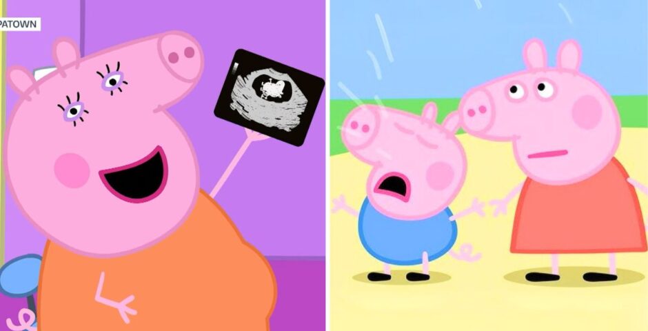 peppe pig pregnancy announcement real reason explained mummy pig pregnant peppa pig george pig pig pig pig