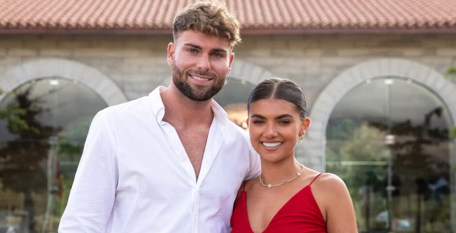 Samie and Tom on Love Island