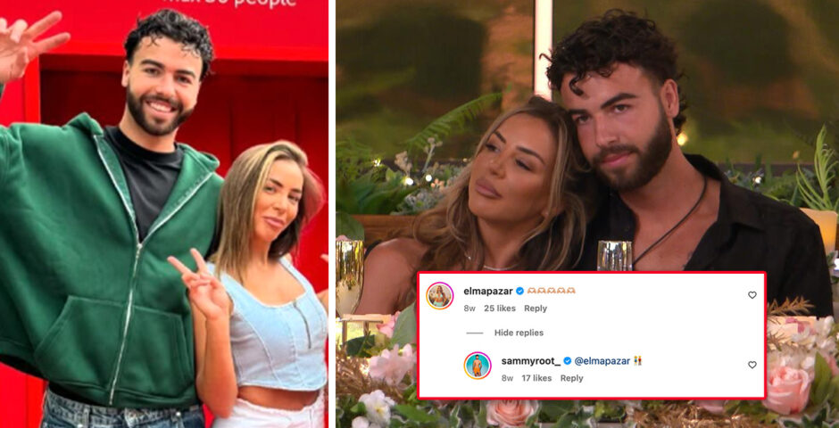 Elma and Sammy before Love Island All Stars