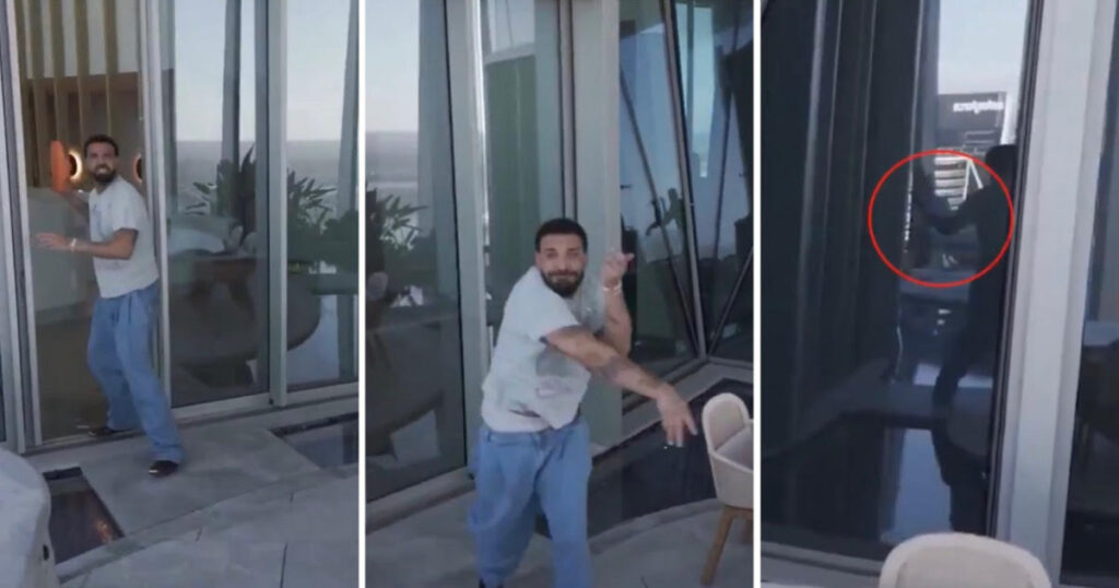 Drake drone staged
