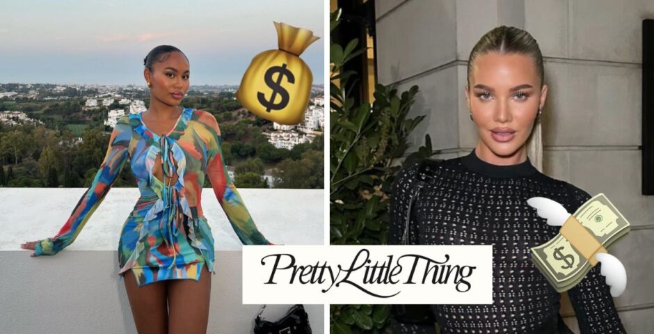 prettylittlething rebrand love islanders