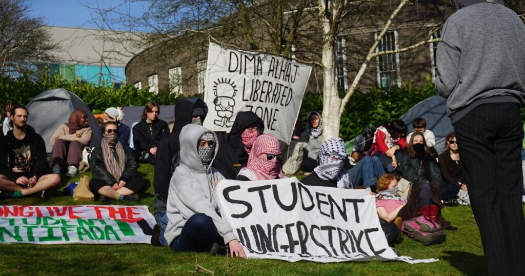 Glasgow University encampment
