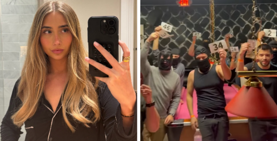 Lily Phillips backdoor challenge stunt