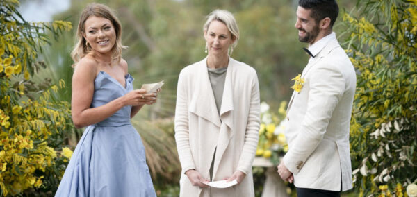The dress Jacqui wore at MAFS Australia 2025 wedding