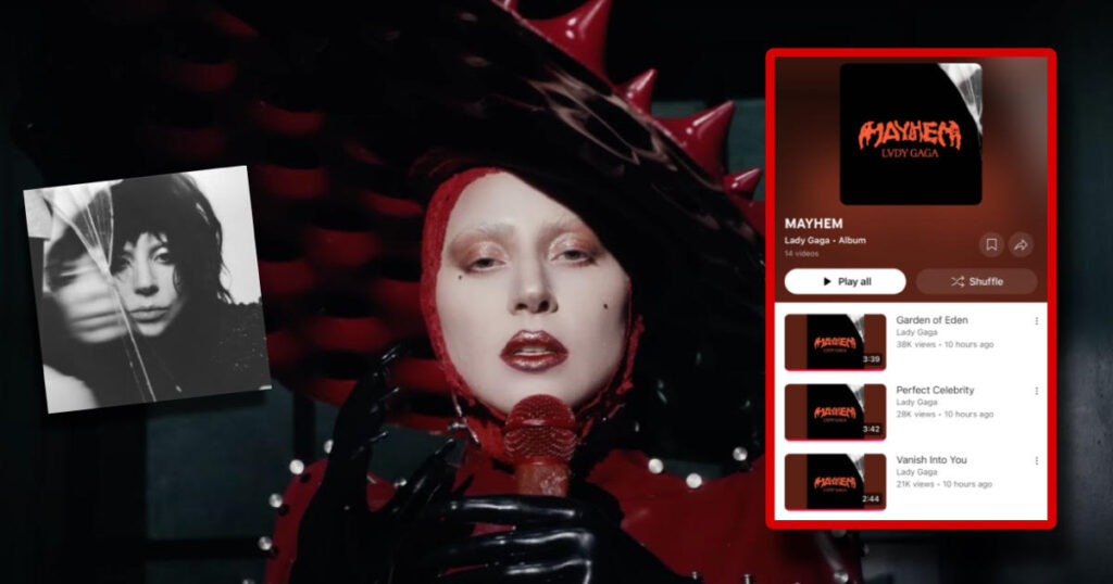 Lady Gaga Mayhem YouTube