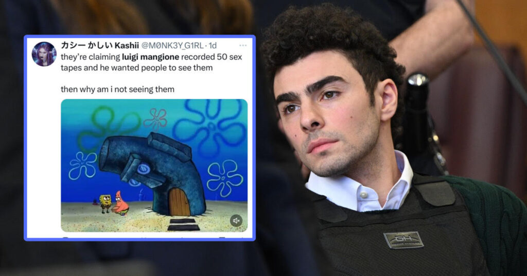 Luigi Mangione sex tape memes