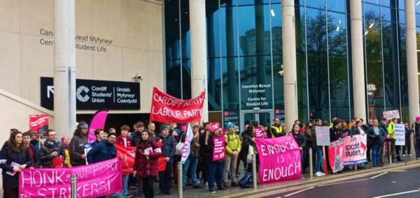 Cardiff University strike boycott
