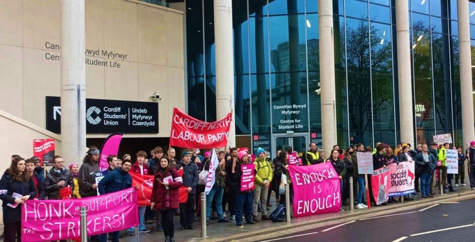 Cardiff University strike boycott