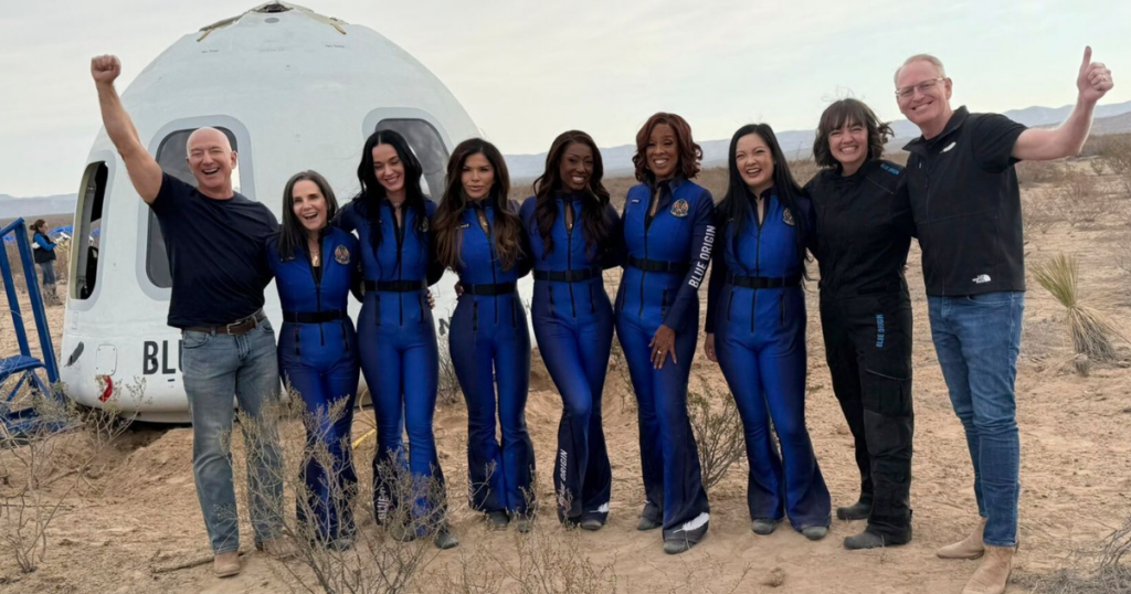 Blue Origin space flight conspiracy theory