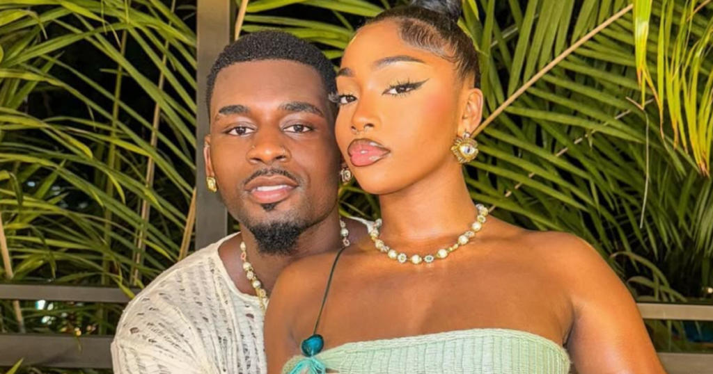 Love Island couple Indiyah and Dami