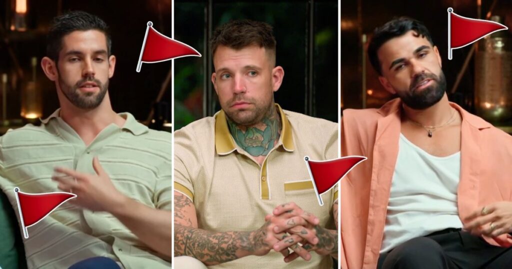 mafs australia 2025 cast grooms red flags ryan dave adrian