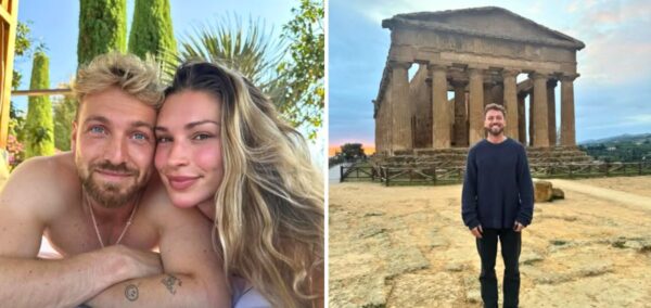sam thompson split zara what been up to also samie love island