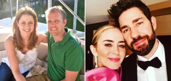 the office us cast real love lives jenna fischer and lee something john krasinski emily blunt