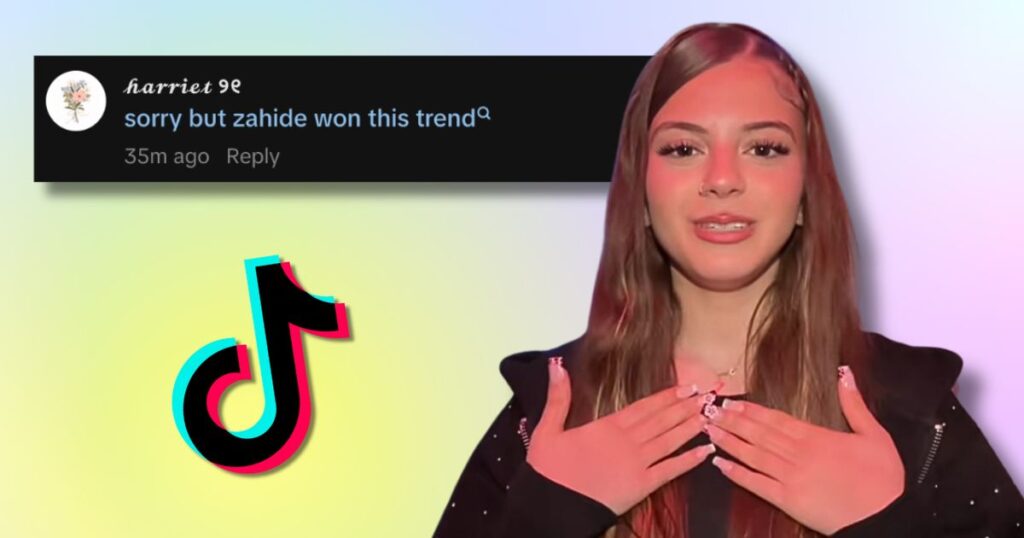 Zahide won this trend meaning