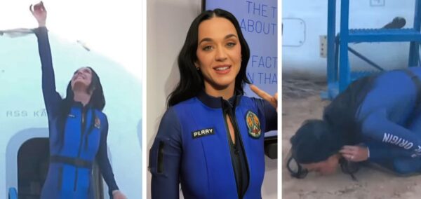 katy perry space trip