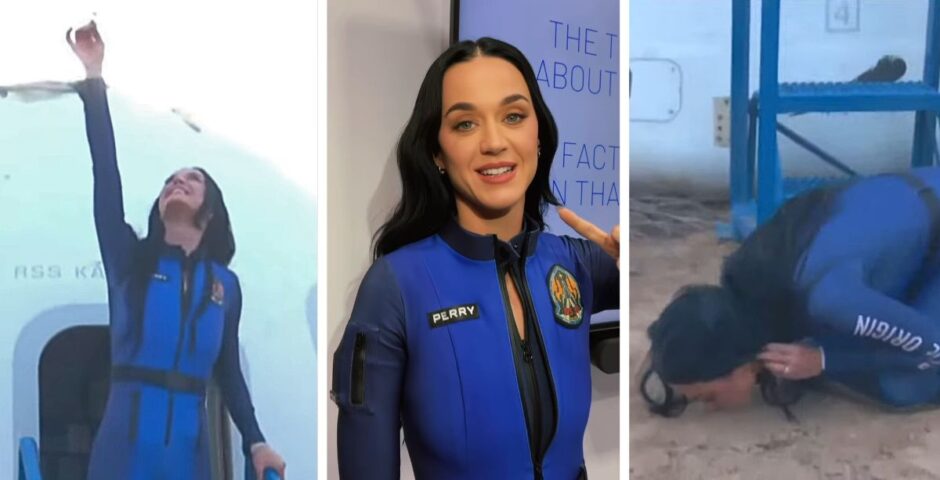 katy perry space trip