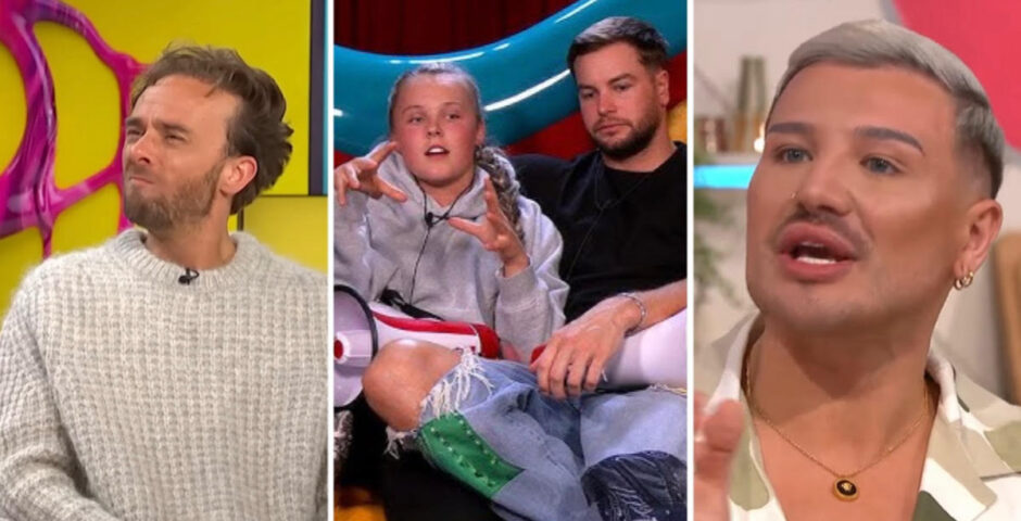 Celebrity Big Brother housemates JoJO Chris