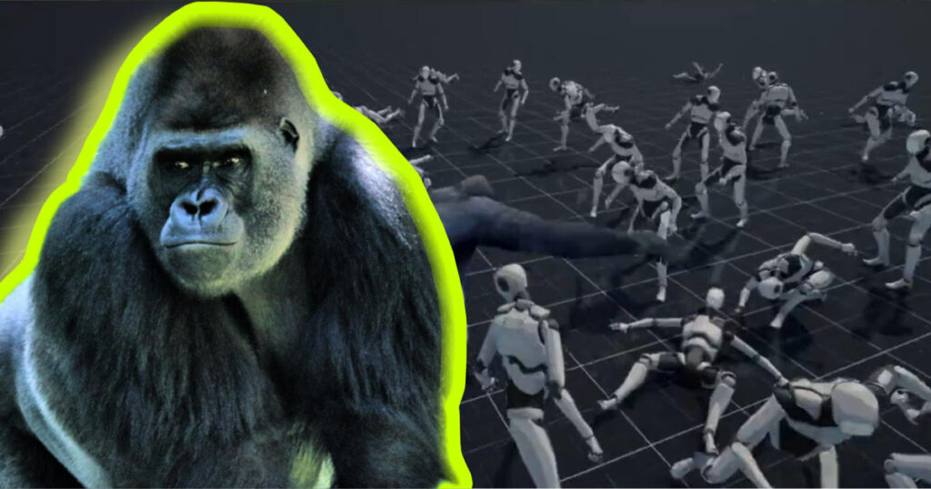 100 men gorilla