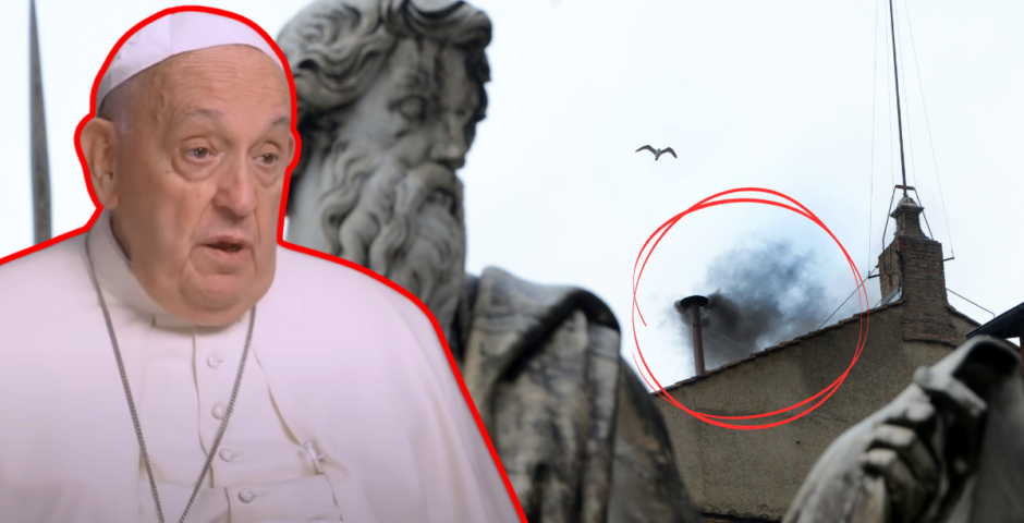 What does the smoke mean at the Conclave
