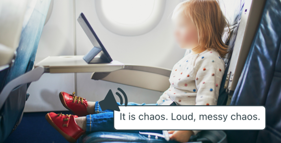 passenger slams parents kids first class
