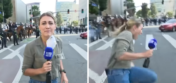 Nine statement reporter shot