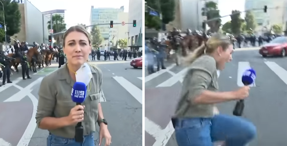 Nine statement reporter shot