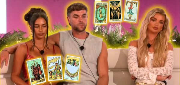 love island 2025 cast shakira hARRY helena and some tarot cards