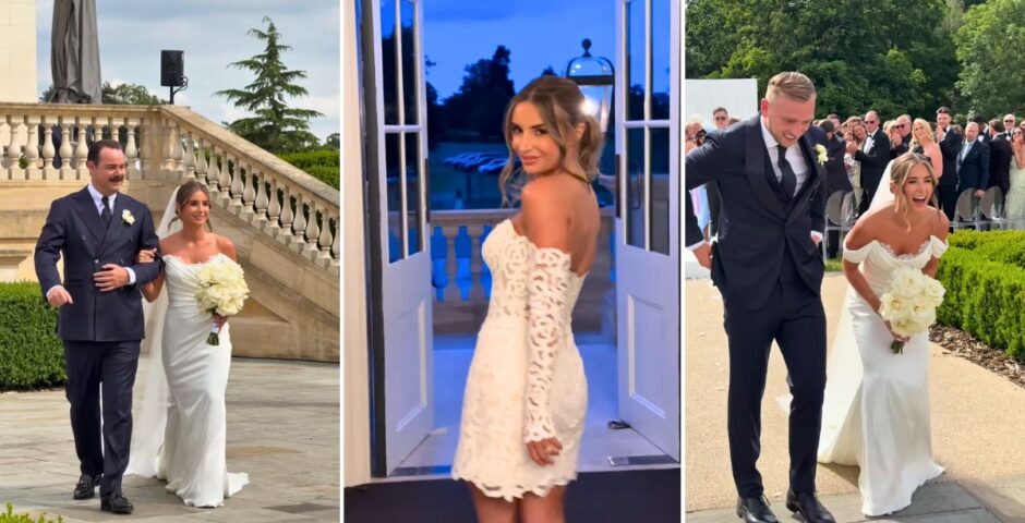 pics of dani dyer's wedding to jarrod bowen (feat. danny dyer)