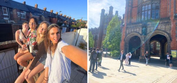 newcastle university (which actually did well on this ranking and is a russell group) and some newcastle students