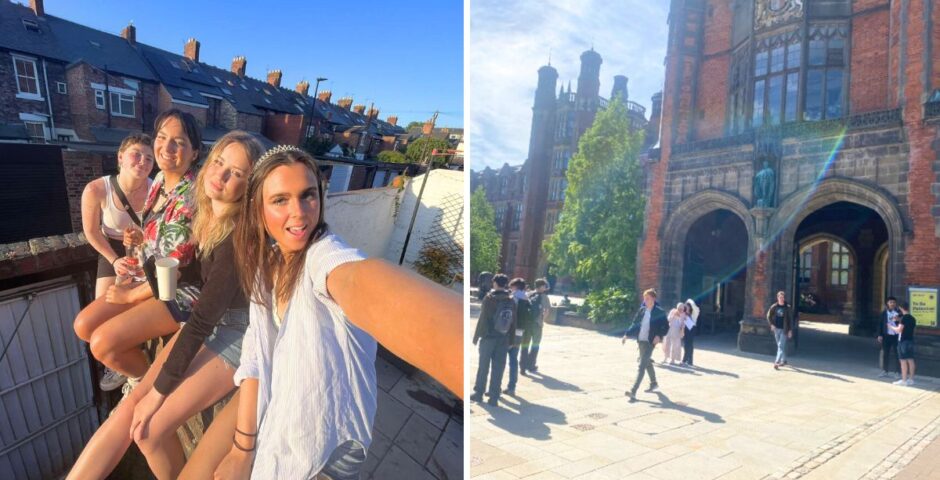 newcastle university (which actually did well on this ranking and is a russell group) and some newcastle students