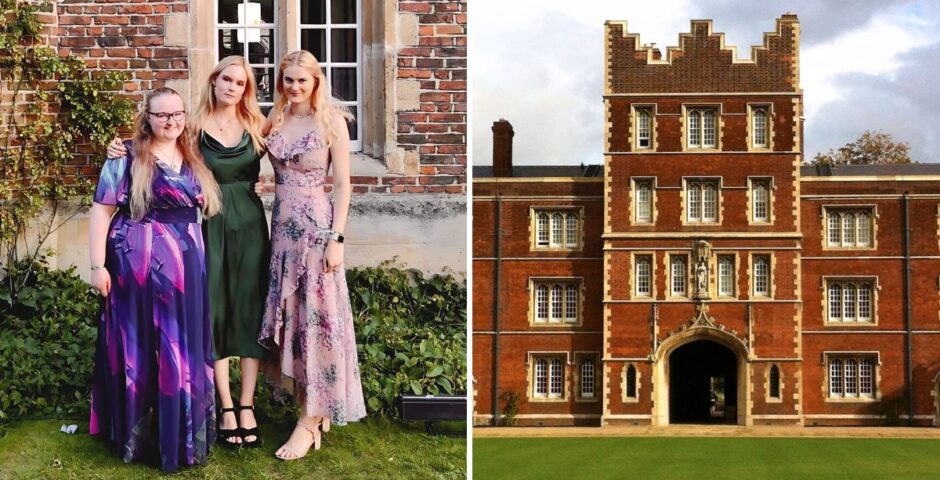 complete uni guide for 2026. this is me at a university of cambridge ball, plus a pic of jesus college