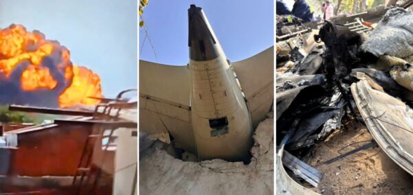 photos and videos of the air india plane before and after