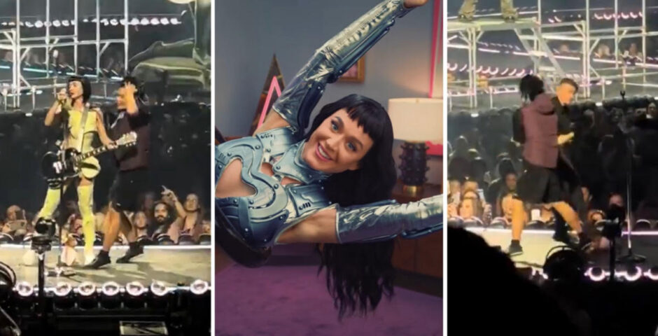 Katy Perry stage invader