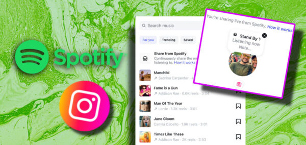 Spotify Instagram link feature
