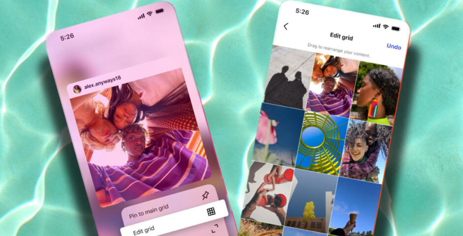 Instagram grid feature