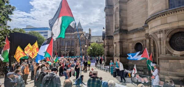 Edinburgh University graduation protest