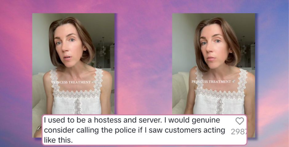 Tiktok influencer dragged princess treatment
