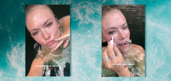 Influencer slammed mermaid makeup