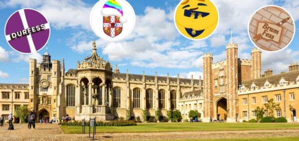 trinity college at the university of cambridge plus some profile pics of assorted university confessions pages