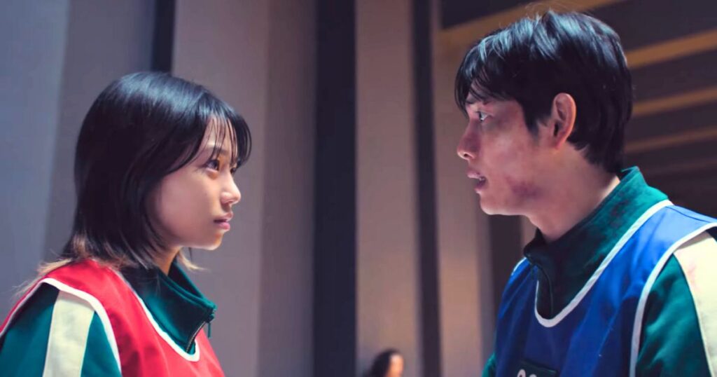 jun-hee and myung-gi in netflix's squid game