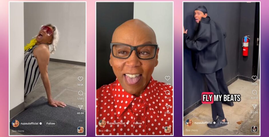 some of rupauls's social media posts