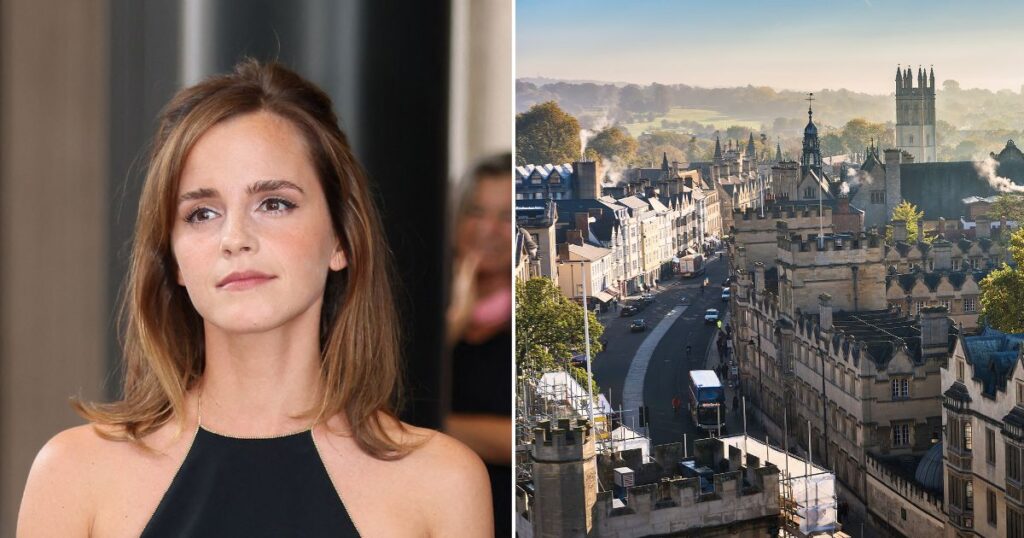emma watson at a generic picture of oxford