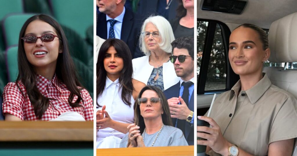 wimbledon 2025 celebrities