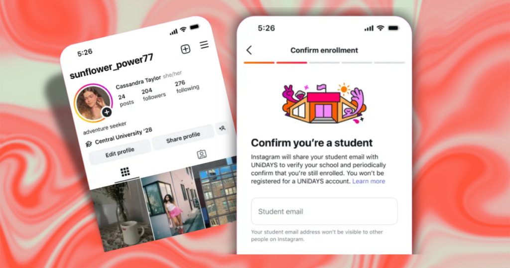 Instagram new schools feature