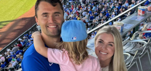 Charlie Kirk and his wife Erika