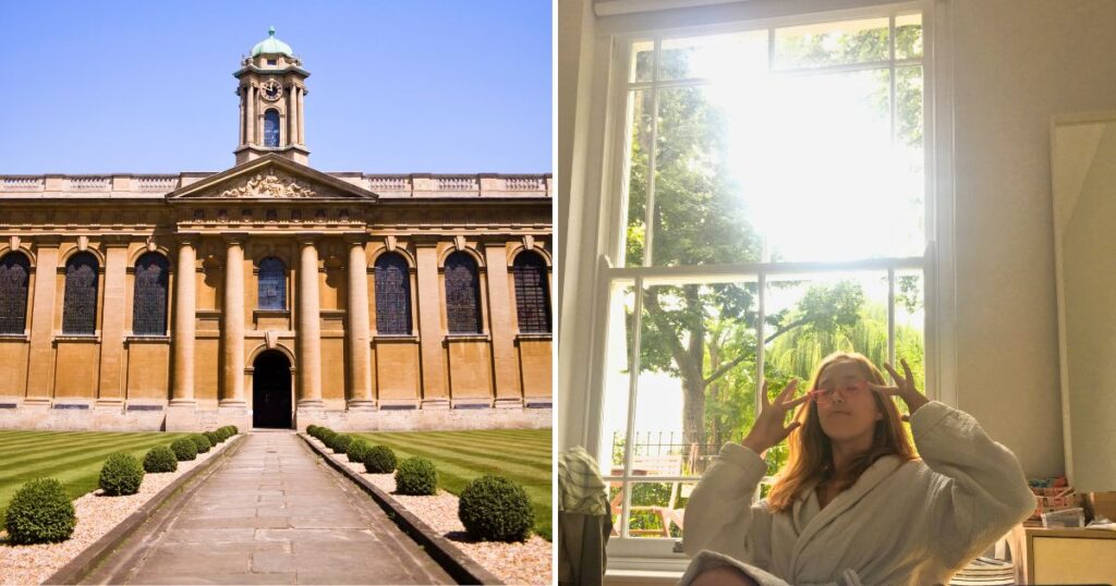 queens college at the university of oxford i think and then idk where that student room is in london russell group unis expensive rent