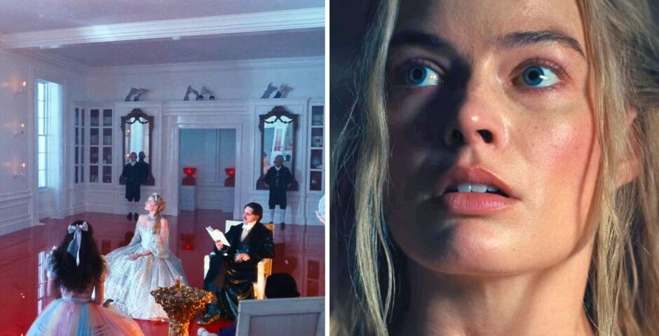 margot robbie in the teaser trailer of the new wuthering heights film 2025