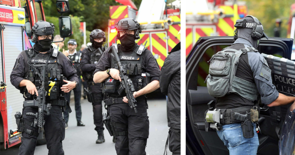 manchester synagogue attack police