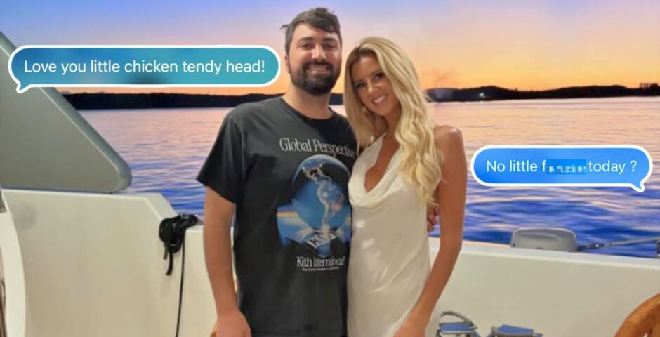 selling sunset emma hernan blake davis boyfriend texts