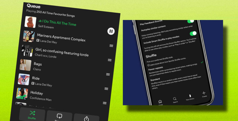 Spotify two shuffle
